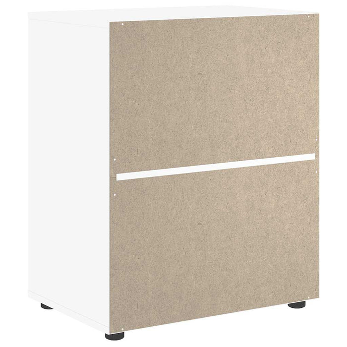 vidaXL Credenza VISNES Bianca 60x40x73 cm in Legno Multistrato