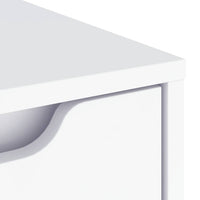 vidaXL Credenza VISNES Bianca 60x40x73 cm in Legno Multistrato