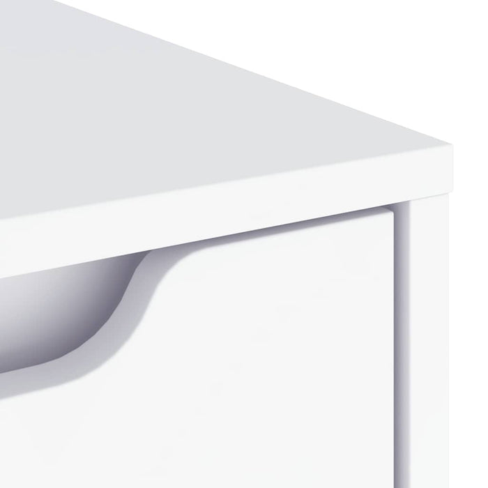 vidaXL Credenza VISNES Bianca 60x40x73 cm in Legno Multistrato