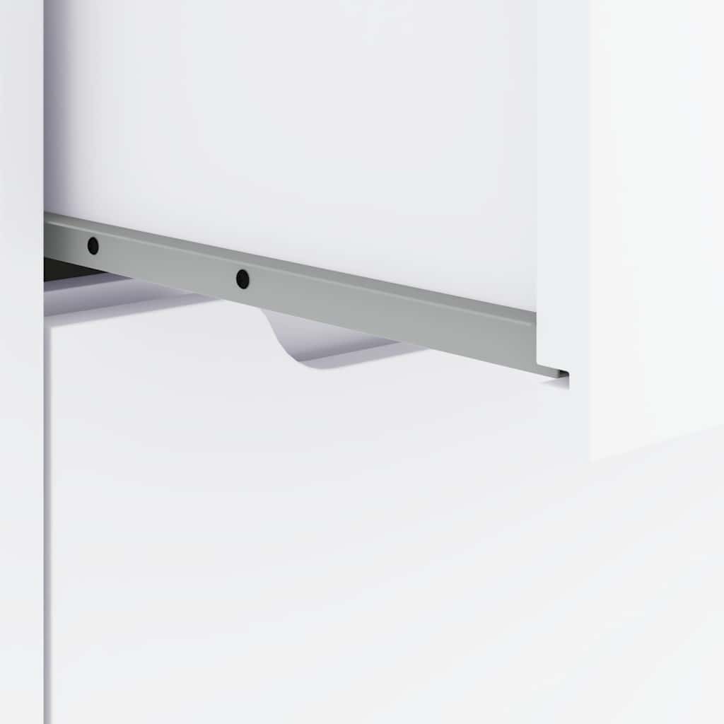 vidaXL Credenza VISNES Bianca 60x40x73 cm in Legno Multistrato