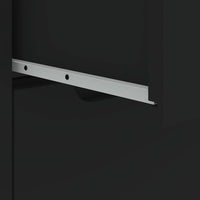 vidaXL Credenza VISNES Nera 60x40x73 cm in Legno Multistrato