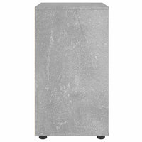 vidaXL Credenza VISNES Grigio Cemento 60x40x73 cm in Legno Multistrato