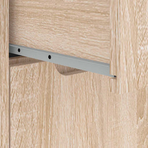 vidaXL Credenza VISNES Rovere Sonoma 60x40x73 cm in Legno Multistrato