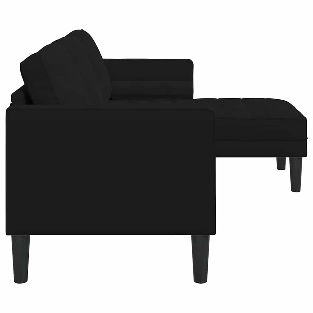 Set di divani Nero 173 x 131 x 67 cm Velluto 42001931