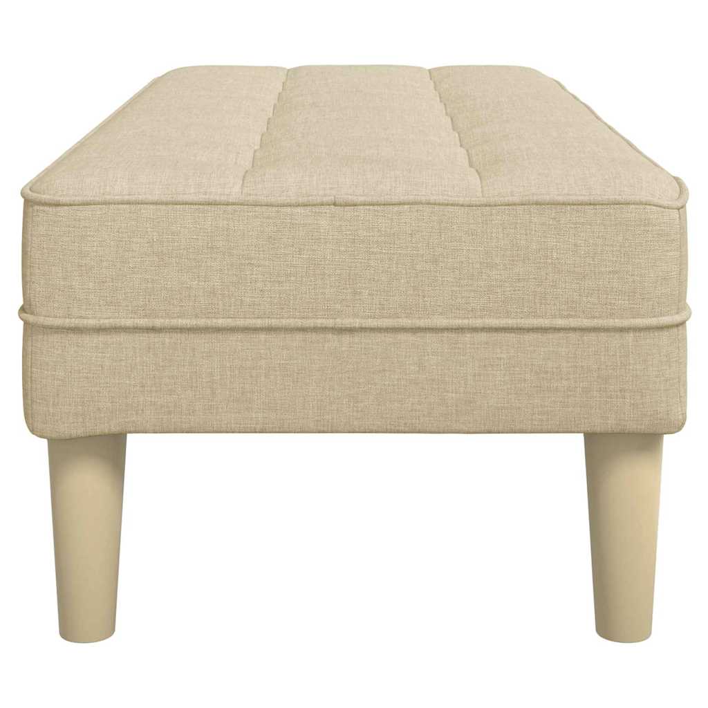 panchina Crema 113 x 57 x 39 cm Tessuto 42001941