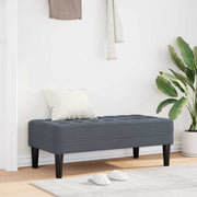panchina Grigio scuro 113 x 57 x 39 cm Velluto 42001948