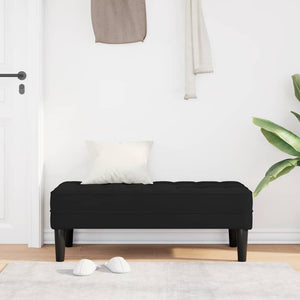 panchina Nero 113 x 57 x 39 cm Velluto 42001953
