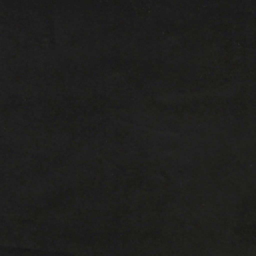 panchina Nero 113 x 57 x 39 cm Velluto 42001953