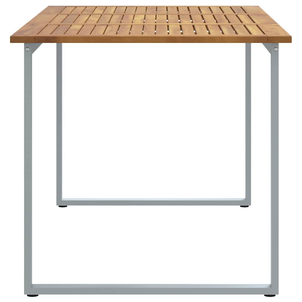 Tavolo da Pranzo da Giardino Grigio 160 x 80 x 75 cm 4010595