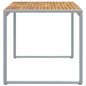 Tavolo da Pranzo da Giardino Grigio 160 x 80 x 75 cm 4010603