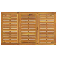 Tavoli da esterno Naturale e nero 150 x 90 x 75 cm 4010611