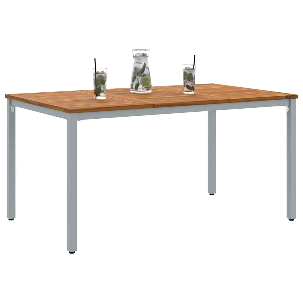 Tavoli da esterno Naturale e Grigio 150 x 90 x 75 cm 4010615