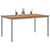 Tavoli da esterno Naturale e Grigio 150 x 90 x 75 cm 4010615