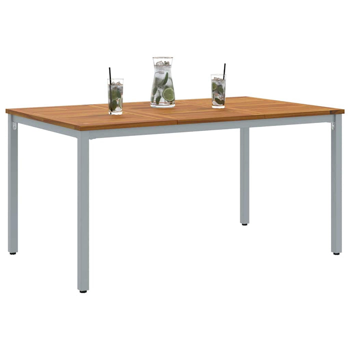 Tavoli da esterno Naturale e Grigio 150 x 90 x 75 cm 4010615