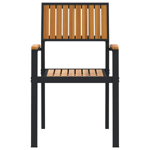 Sedia da Giardino 4 pcs Marrone 56 x 57 x 87cm 4010627