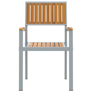 Sedia da Giardino 4 pcs Marrone 56 x 57 x 87cm 4010629