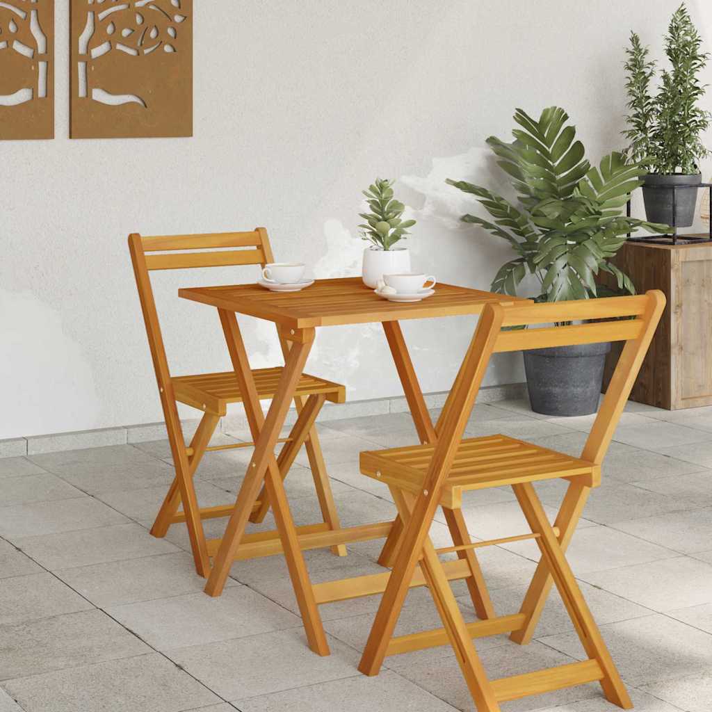 Tavolo da Giardino Pieghevole Naturale 60 x 60 x 72 cm 4105490