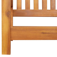 Panchina Altalena da Giardino Marrone 119 x 35 x 47cm 4105521