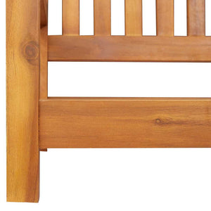 Panchina Altalena da Giardino Marrone 119 x 35 x 47cm 4105521