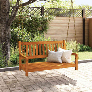 Panchina Altalena da Giardino Marrone 119 x 35 x 47cm 4105521