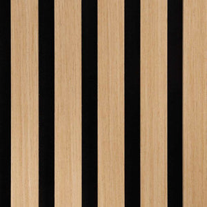 Pannelli Acustici da Parete 2 pz Doghe Rovere Impiallacciato 42002578