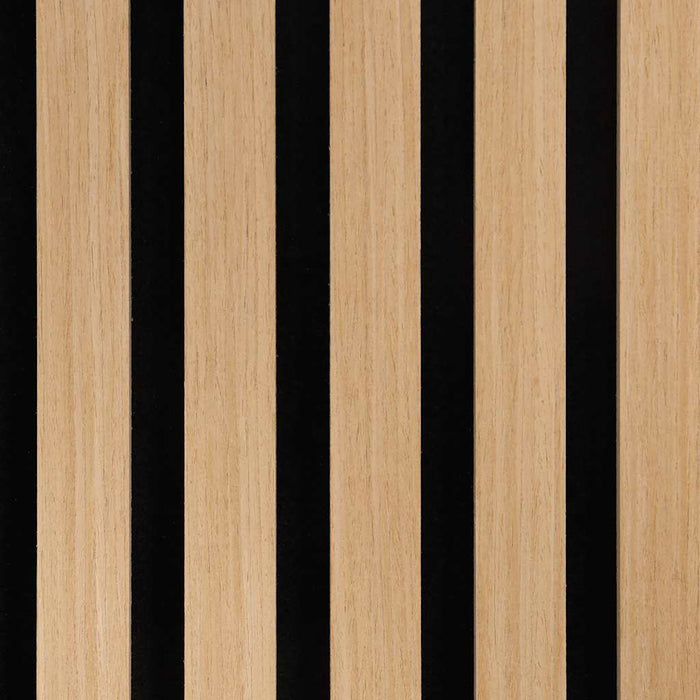 Pannelli Acustici da Parete 2 pz Doghe Rovere Impiallacciato 42002578