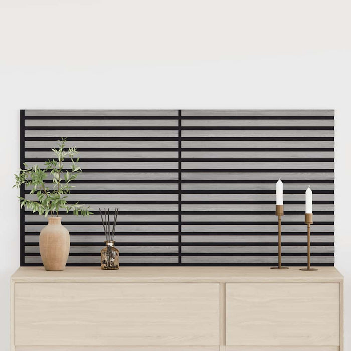 vidaXL Pannelli Acustici da Parete 2 pz Doghe Rovere Impiallacciato