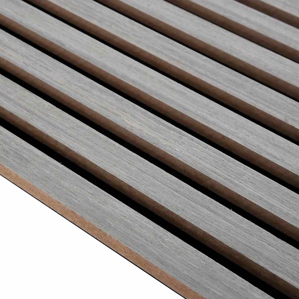 Pannelli Acustici da Parete 2 pz Doghe Rovere Impiallacciato 42002579