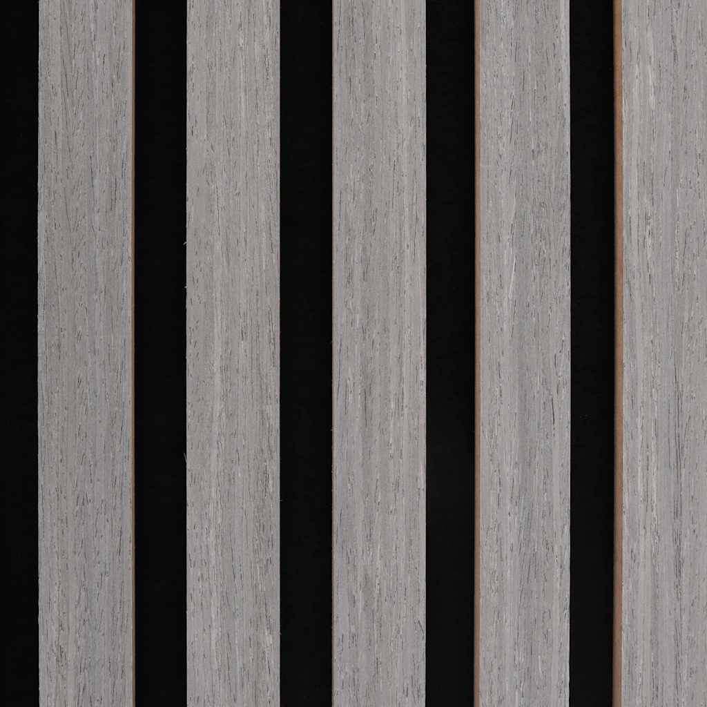 vidaXL Pannelli Acustici da Parete 2 pz Doghe Rovere Impiallacciato