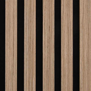 Pannelli Acustici da Parete 2 pz Doghe Rovere Impiallacciato 42002580