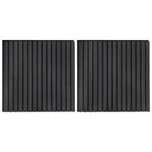 Pannelli Acustici da Parete 2 pz Doghe Rovere Impiallacciato 42002581