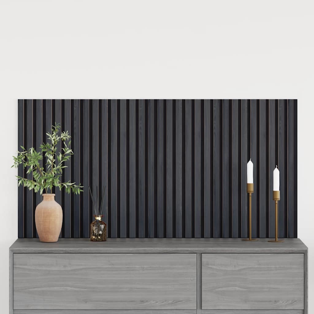 Pannelli Acustici da Parete 2 pz Doghe Rovere Impiallacciato