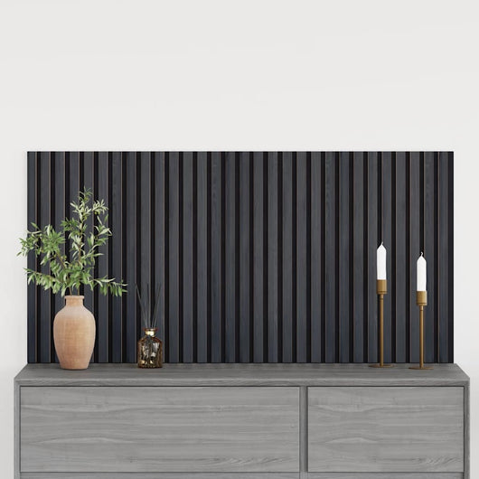 Pannelli Acustici da Parete 2 pz Doghe Rovere Impiallacciato