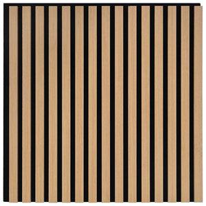 Pannelli Acustici da Parete 8 pz Doghe Rovere Impiallacciato