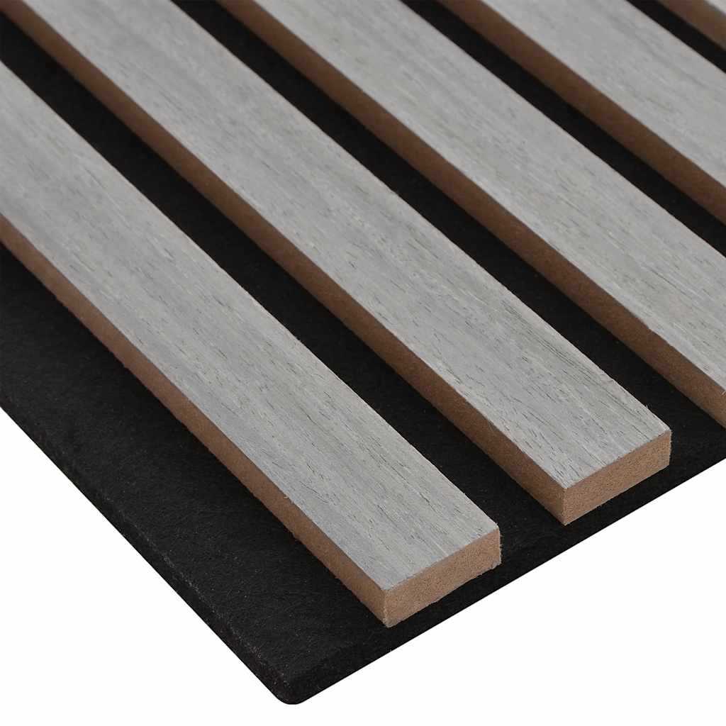 Pannelli Acustici da Parete 8 pz Doghe Rovere Impiallacciato