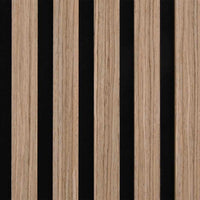 Pannelli Acustici da Parete 8 pz Doghe Rovere Impiallacciato 42002584