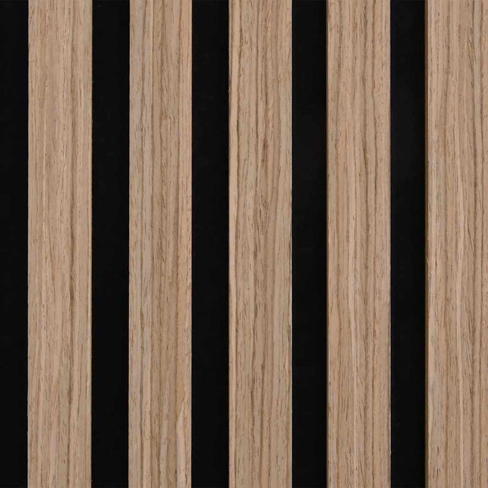 vidaXL Pannelli Acustici da Parete 8 pz Doghe Rovere Impiallacciato