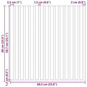 vidaXL Pannelli Acustici da Parete 8 pz Doghe Rovere Impiallacciato