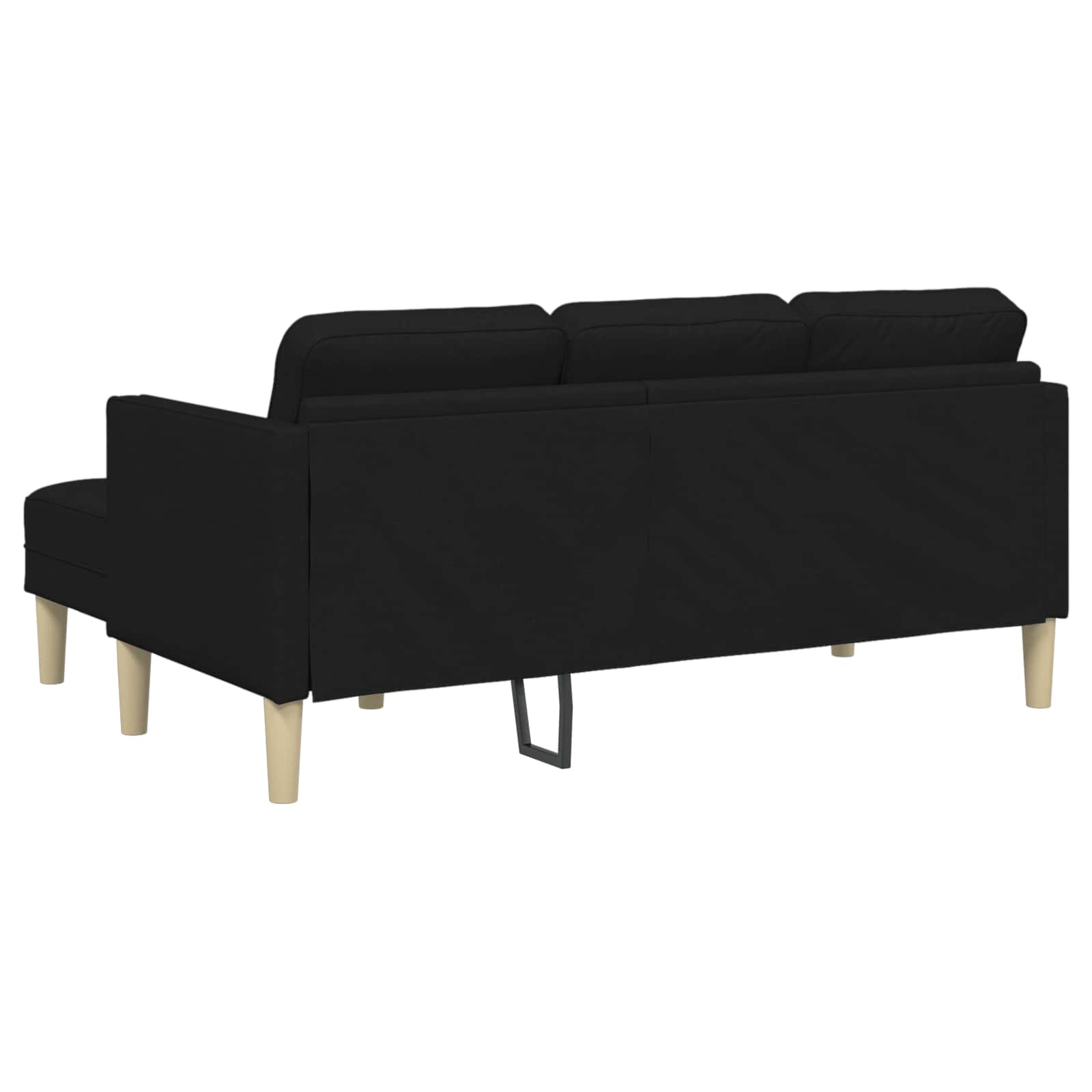 Set di divani 2 pcs Nero 173 x 131 x 67 cm Tessuto 3329254