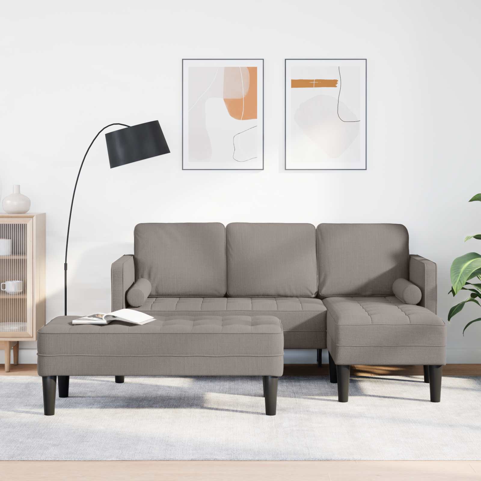 Set di divani con cuscino 2 pcs Talpa Poliestere 3329257