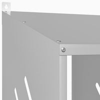 Nido per Polli con 8 Scomparti in Metallo Galvanizzato Argento 864350