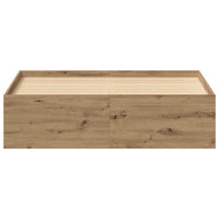 Giroletto senza Materasso-Struttura Letto Rovere Artigianale 135x190cm 747131