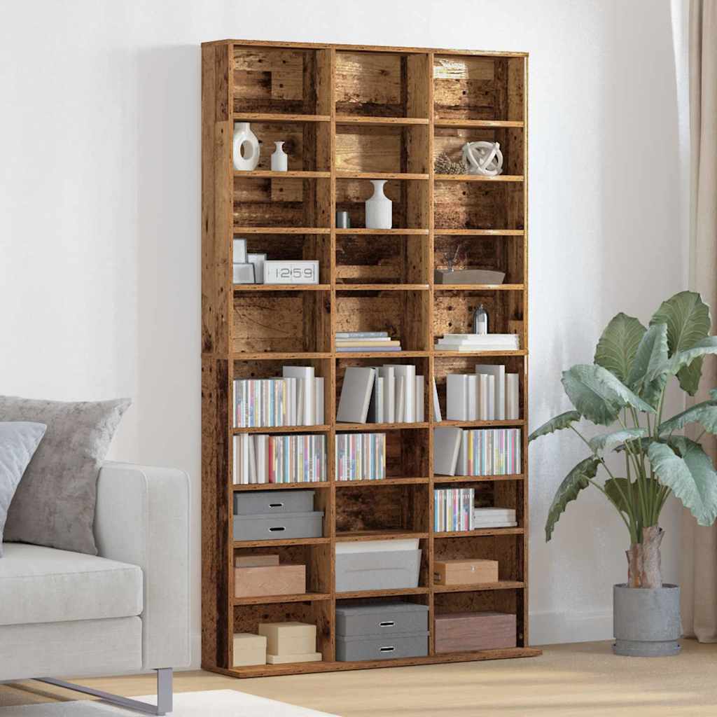 Mobile porta CD Legno vecchio 101 x 23 x 177.5 cm 3329340