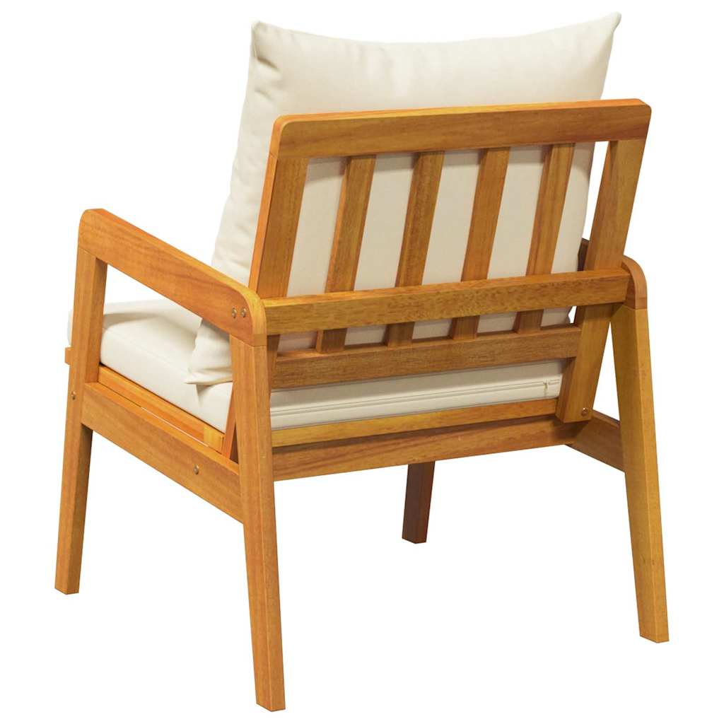 Sedia da Giardino 2 pcs Marrone Legno massello di acacia 4106455