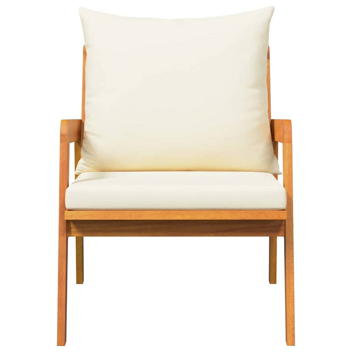 vidaXL Sedia da Giardino 2 pcs Marrone Legno massello di acacia