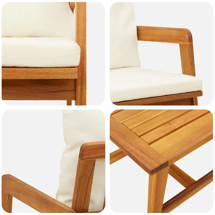 Set bistrot 3 pcs Marrone 45 x 45 x 38cm 4106456