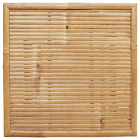Tavolo da Bar da Esterno Quadrato 55x55x100 cm in Bambù 4108229