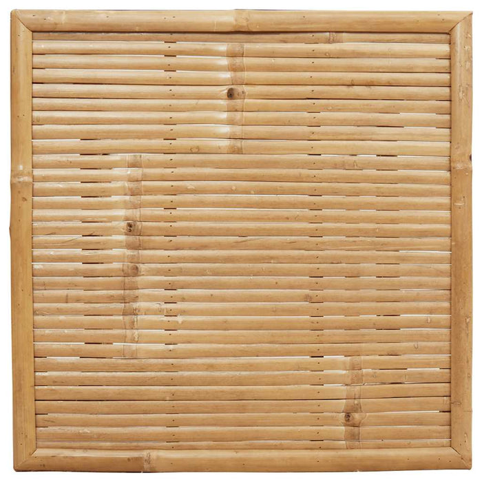 Tavolo da Bar da Esterno Quadrato 55x55x100 cm in Bambù