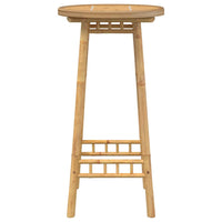 Tavolo da Bar da Esterno Rotondo Ø55x100 cm in Bambù 4108230