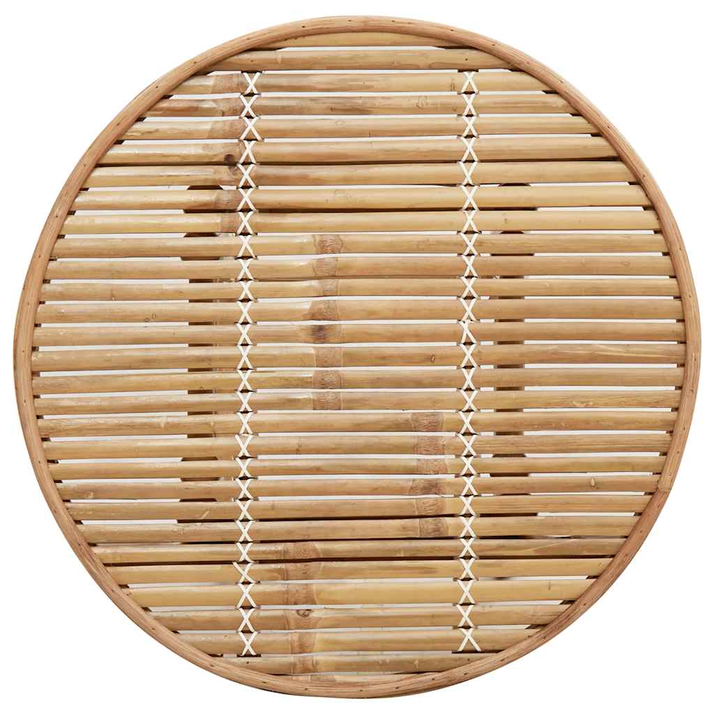 Tavolo da Bar da Esterno Rotondo Ø55x100 cm in Bambù 4108230